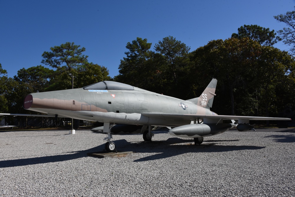 Eglin Museum F-100 front side