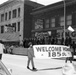 Welcome home parade in downtown Sioux City