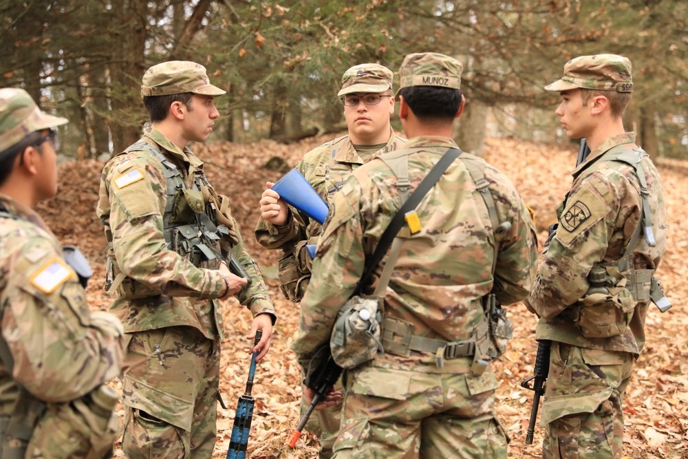 ROTC programs conduct platoon training