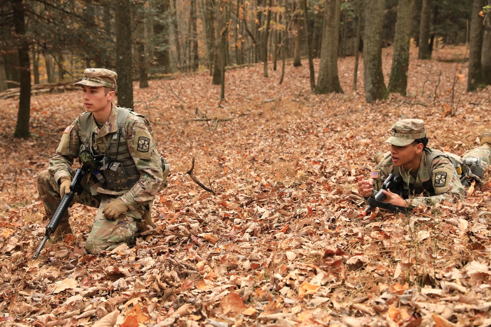 ROTC programs conduct platoon training