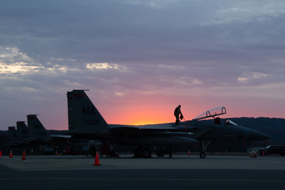 104th Fighter Wing showcases capabilities during readiness exercise