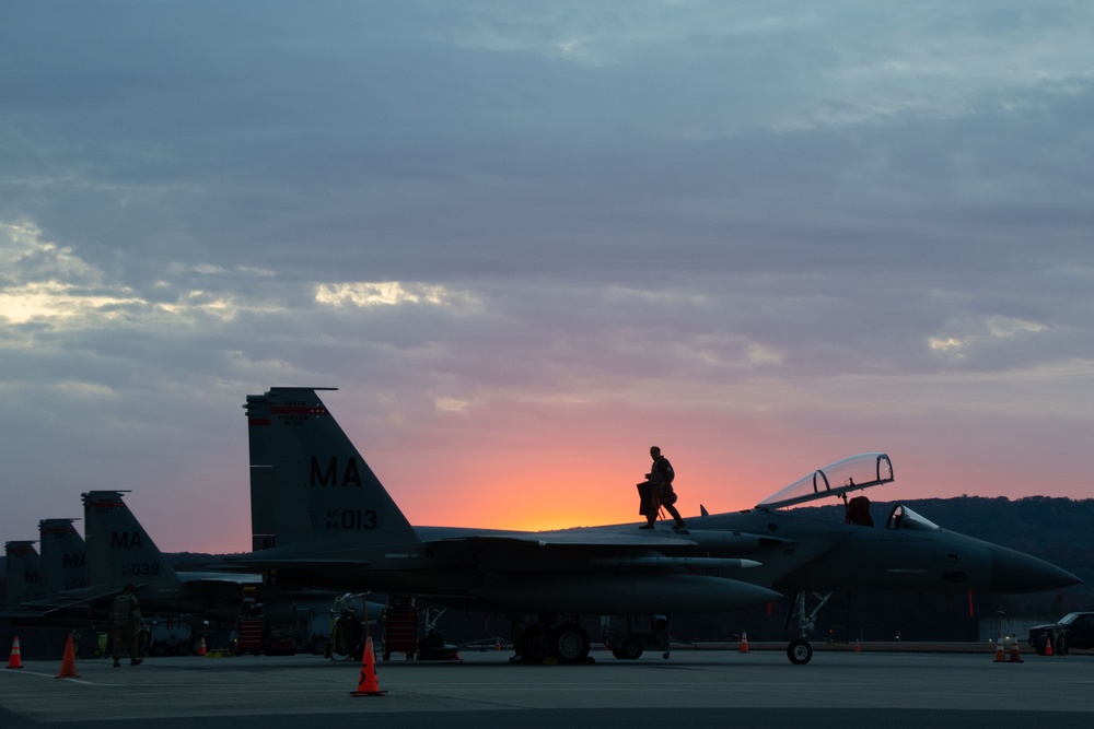 104th Fighter Wing showcases capabilities during readiness exercise