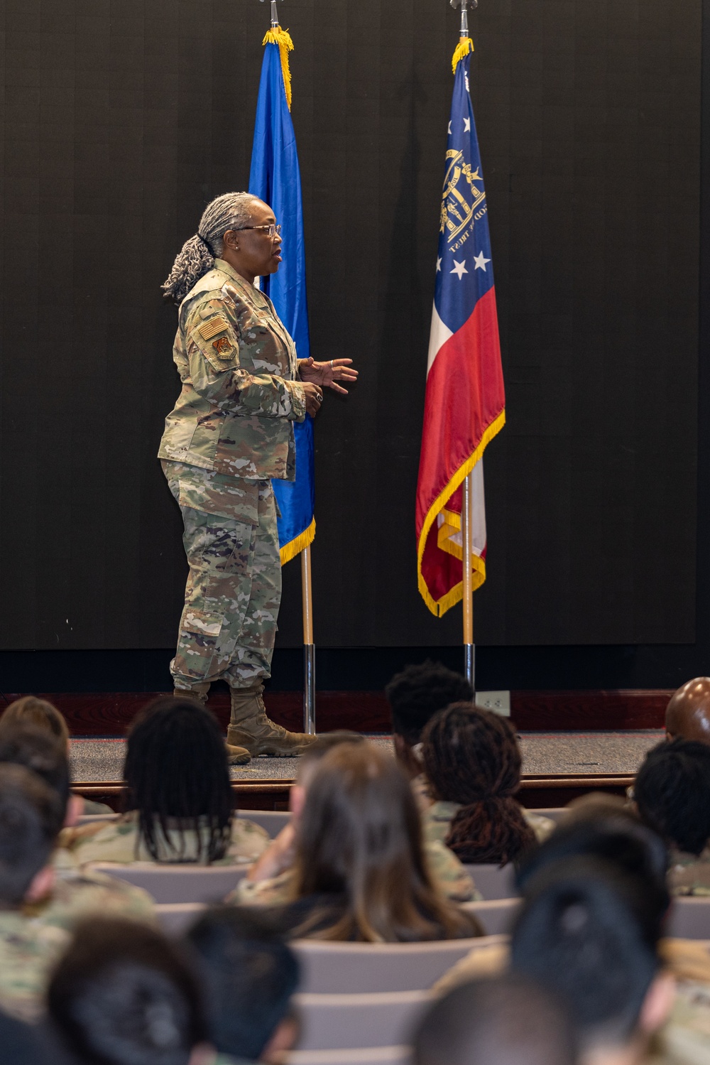 Photo of 116th Air Control Wing promotions and awards ceremony