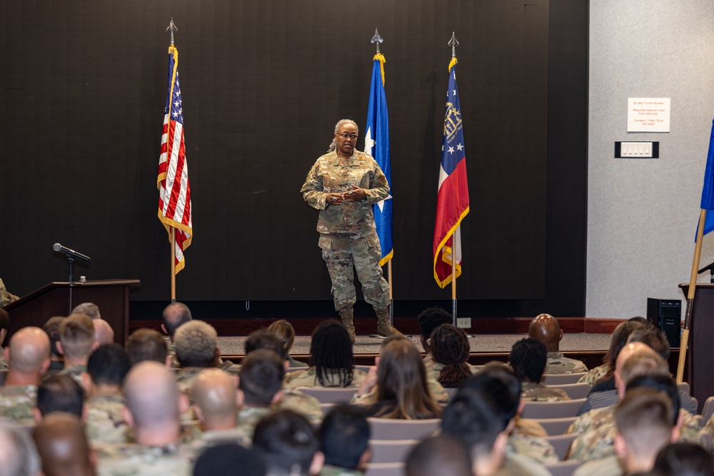 Photo of 116th Air Control Wing promotions and awards ceremony