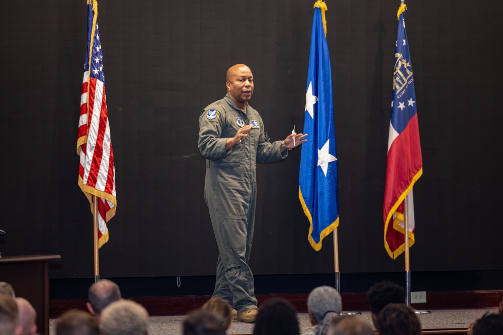 Photo of 116th Air Control Wing promotions and awards ceremony