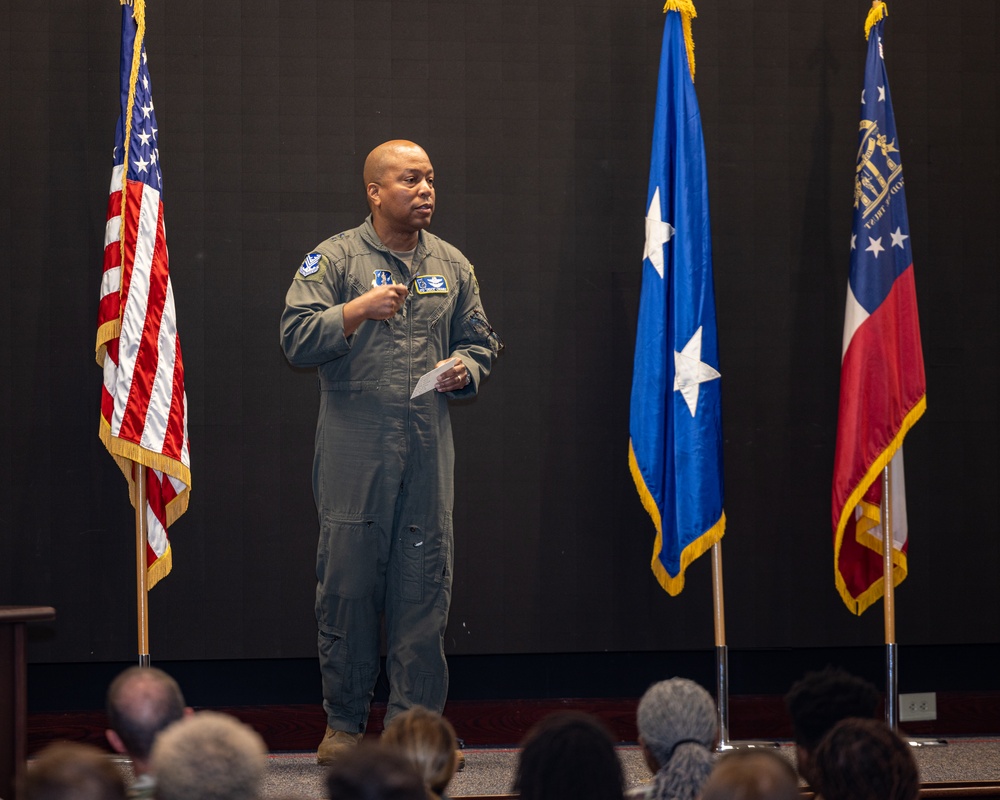 Photo of 116th Air Control Wing promotions and awards ceremony