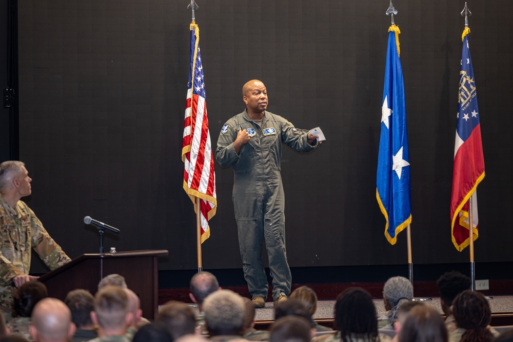 Photo of 116th Air Control Wing promotions and awards ceremony