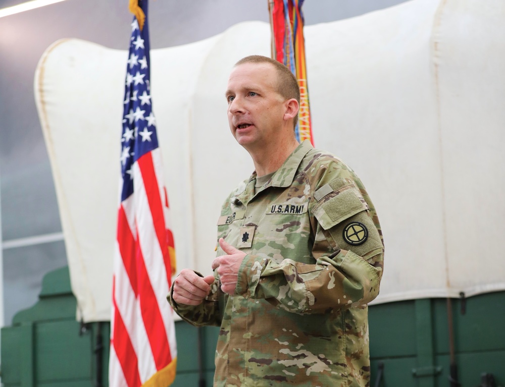 Lt. Col. Euler promoted by family