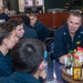 USS Ronald Reagan (CVN 76) Sailors host an officer round table event