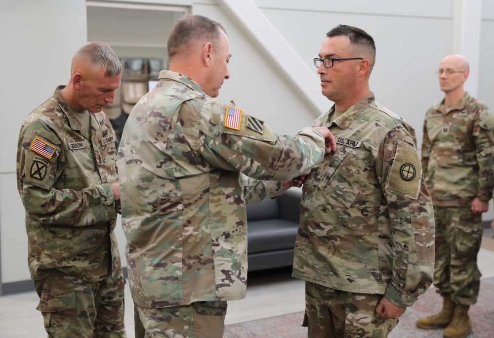 Master Sgt. Mingo of 35th ID Artillery promoted