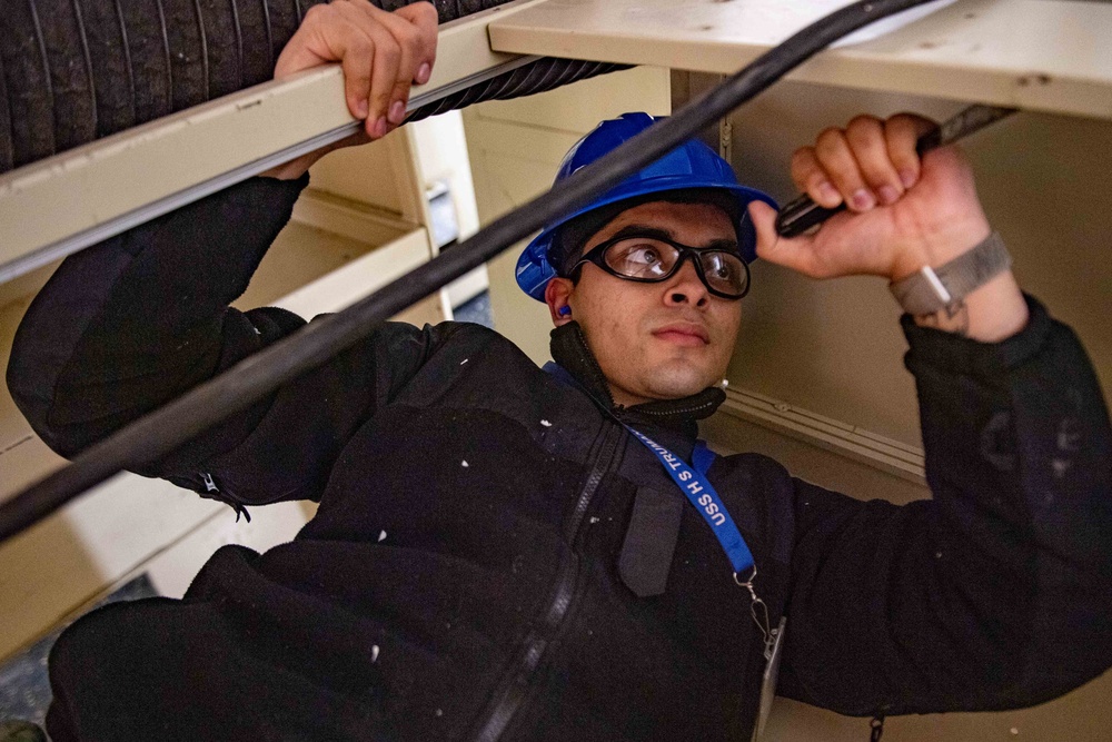 Truman is the flagship of the Harry S. Truman Carrier Strike Group and is currently in port aboard Naval Station Norfolk.