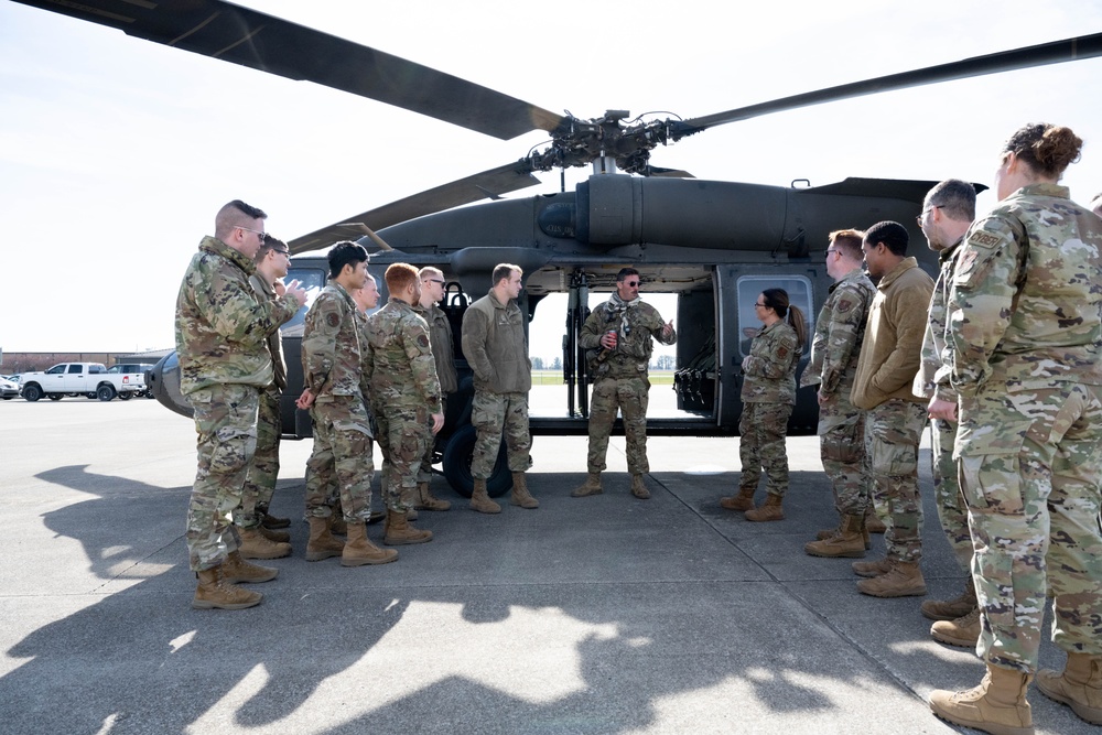 DVIDS - Images - Airmen ride in Black Hawk for morale, training event ...