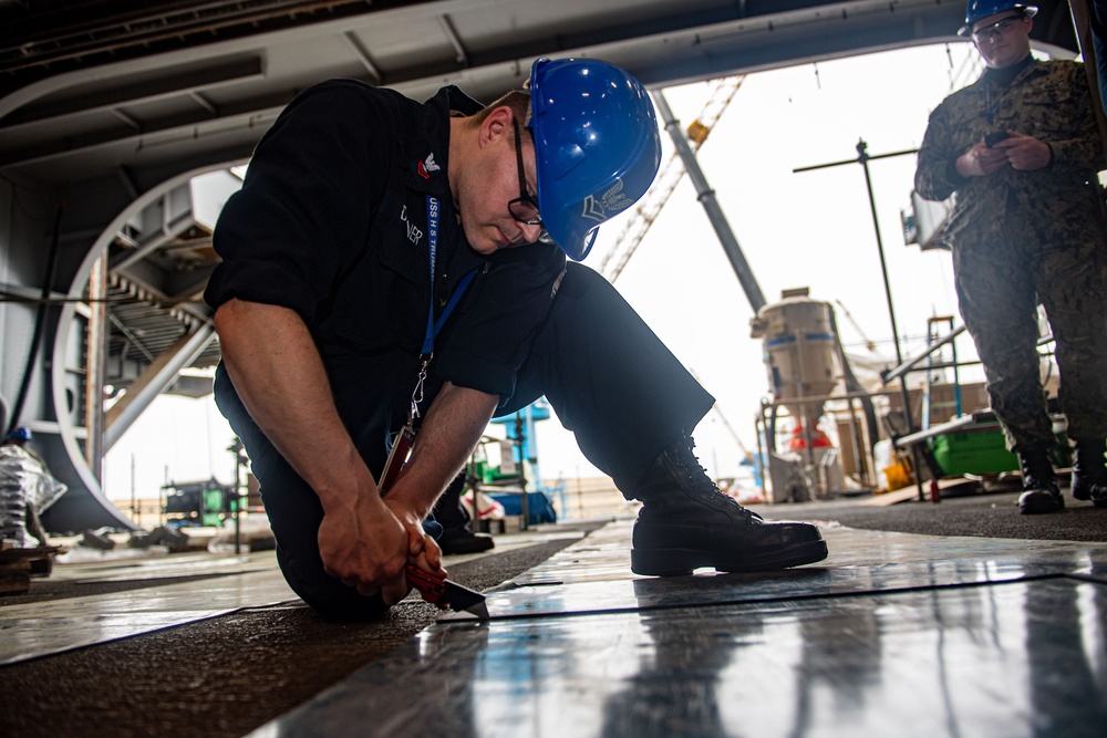 Truman is the flagship of the Harry S. Truman Carrier Strike Group and is currently in port aboard Naval Station Norfolk.