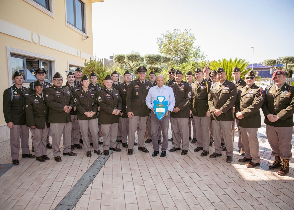 36ID delegation visits Italy for Operation Avalanche's  80th Anniversary