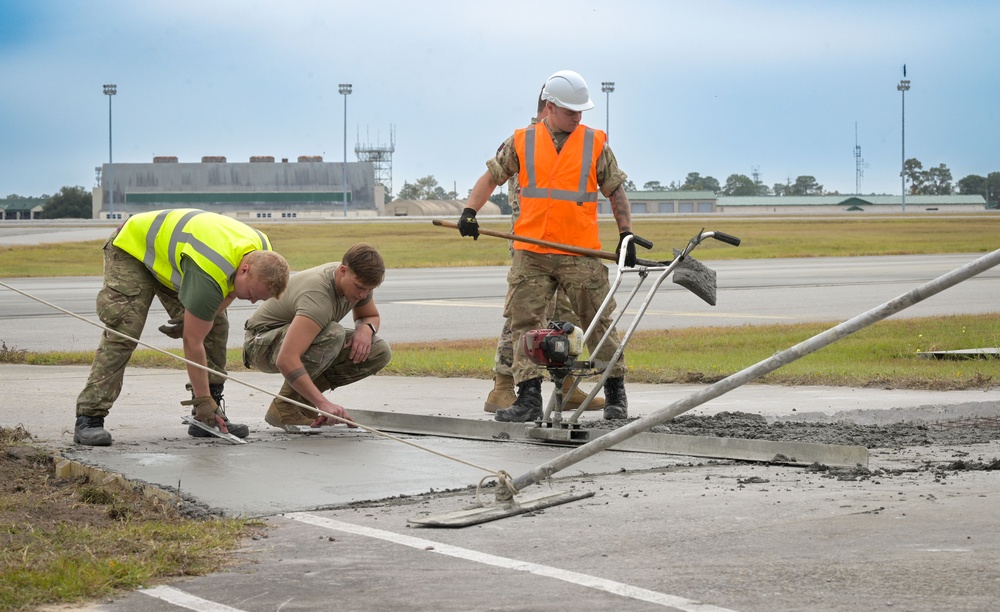 165th Civil Engineer Squadron and British Royal Army Engineers Join Forces at Savannah Air National Guard Base for Exercise Flying Rose