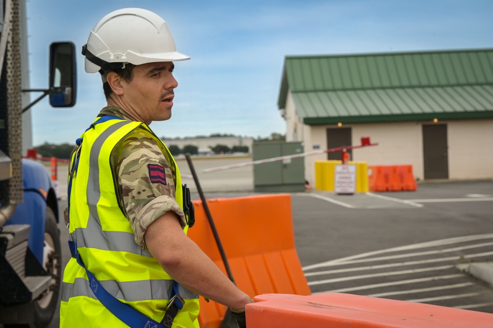 165th Civil Engineer Squadron and British Royal Army Engineers Join Forces at Savannah Air National Guard Base for Exercise Flying Rose