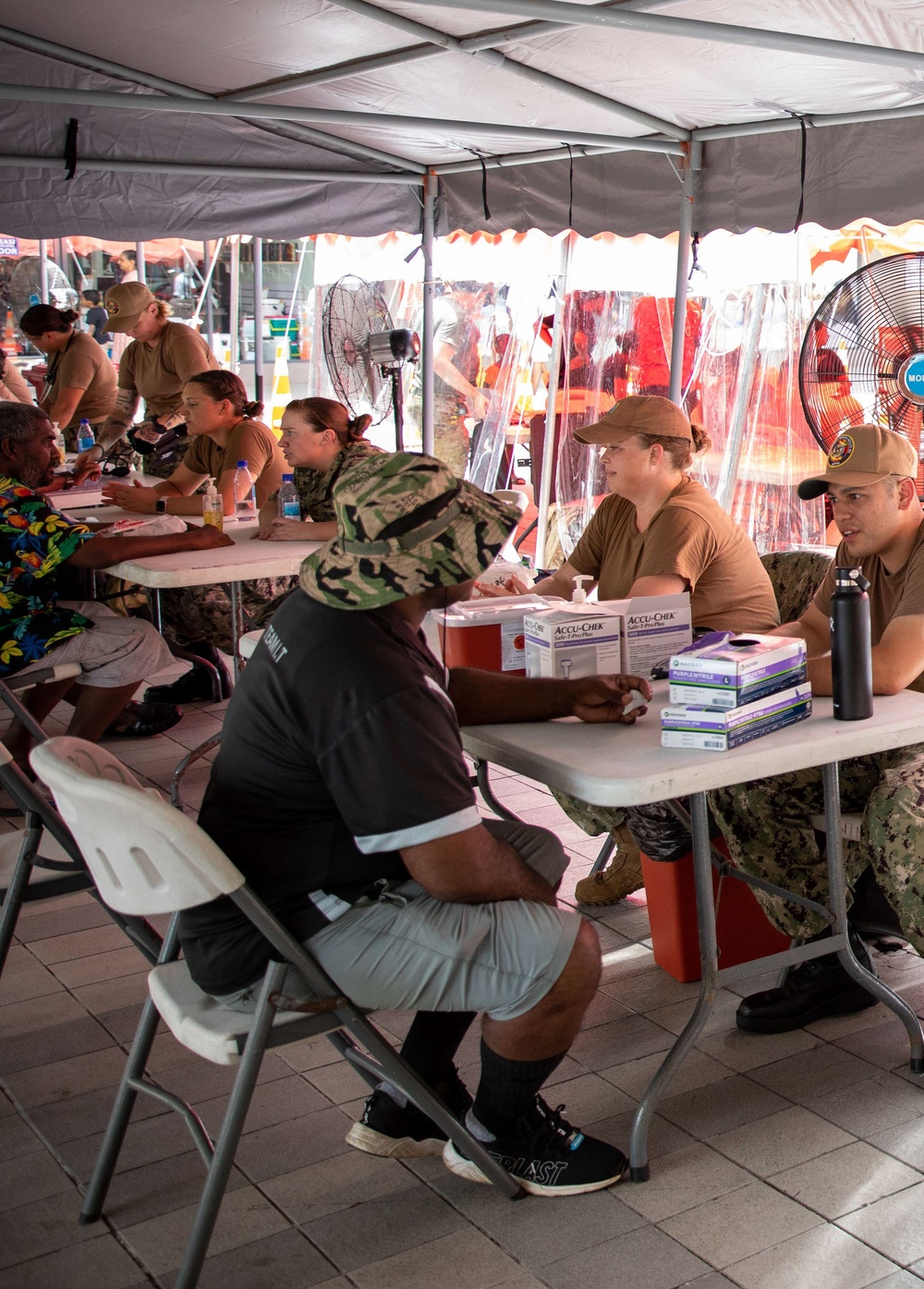 Pacific Partnership 2023: Community Health Fair at Rups Mega Complex