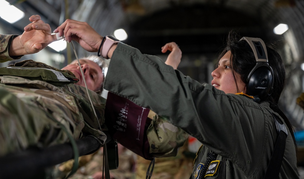 Aeromedical evacuation training