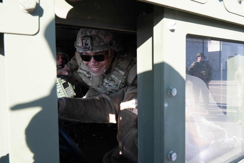 Convoy training exercise