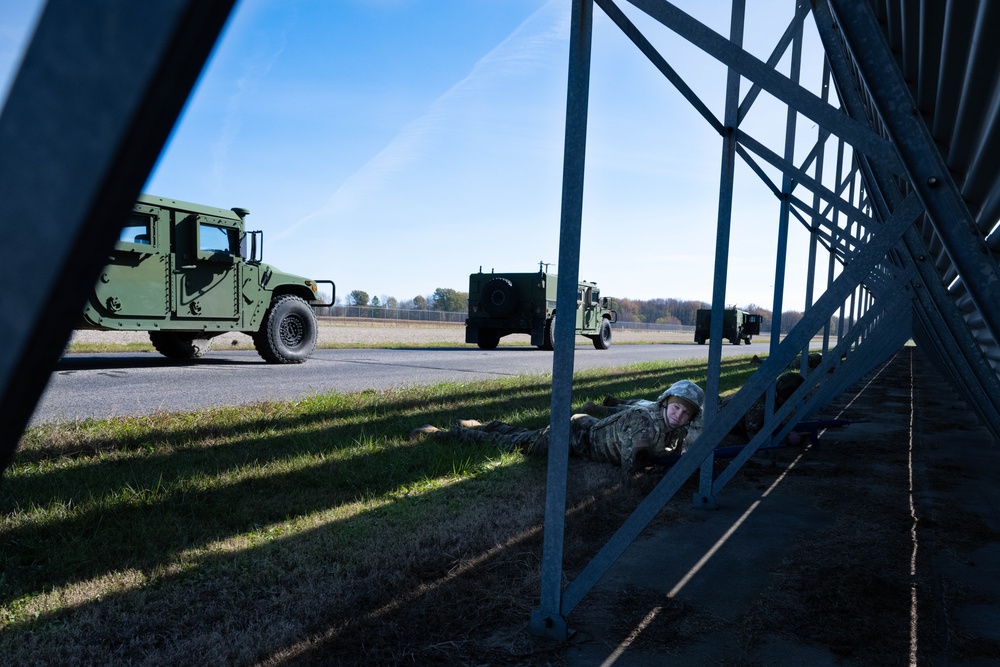 Convoy training exercise