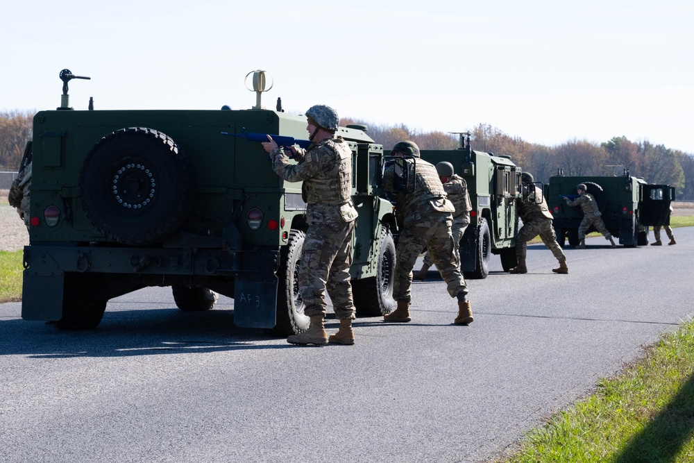 Convoy training exercise