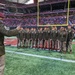 82nd Airborne Division chorus performs at Call to Service game in Atlanta