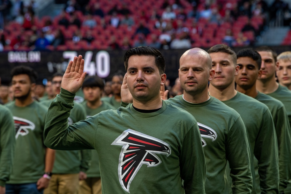 Army supports Atlanta Falcons Call To Service event