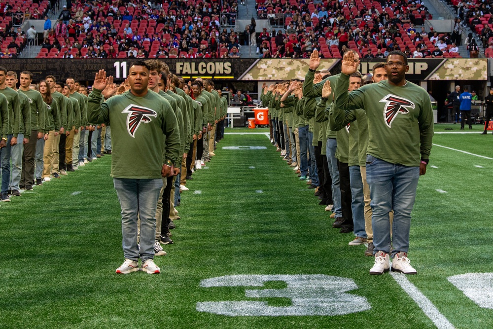 Army supports Atlanta Falcons Call To Service event