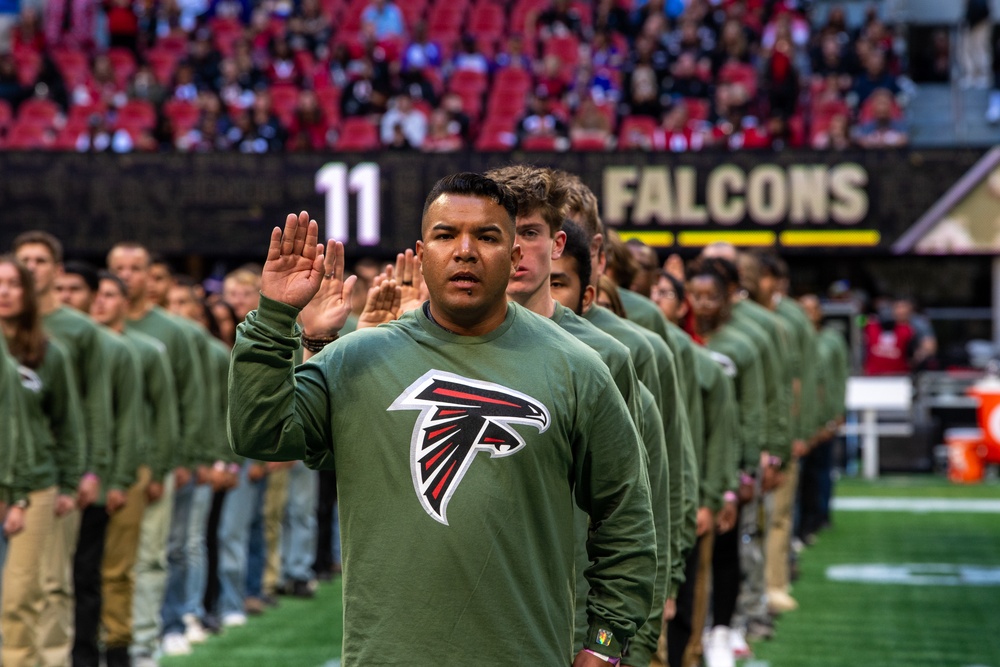 Army supports Atlanta Falcons Call To Service event