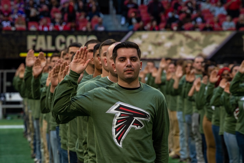 Army supports Atlanta Falcons Call To Service event