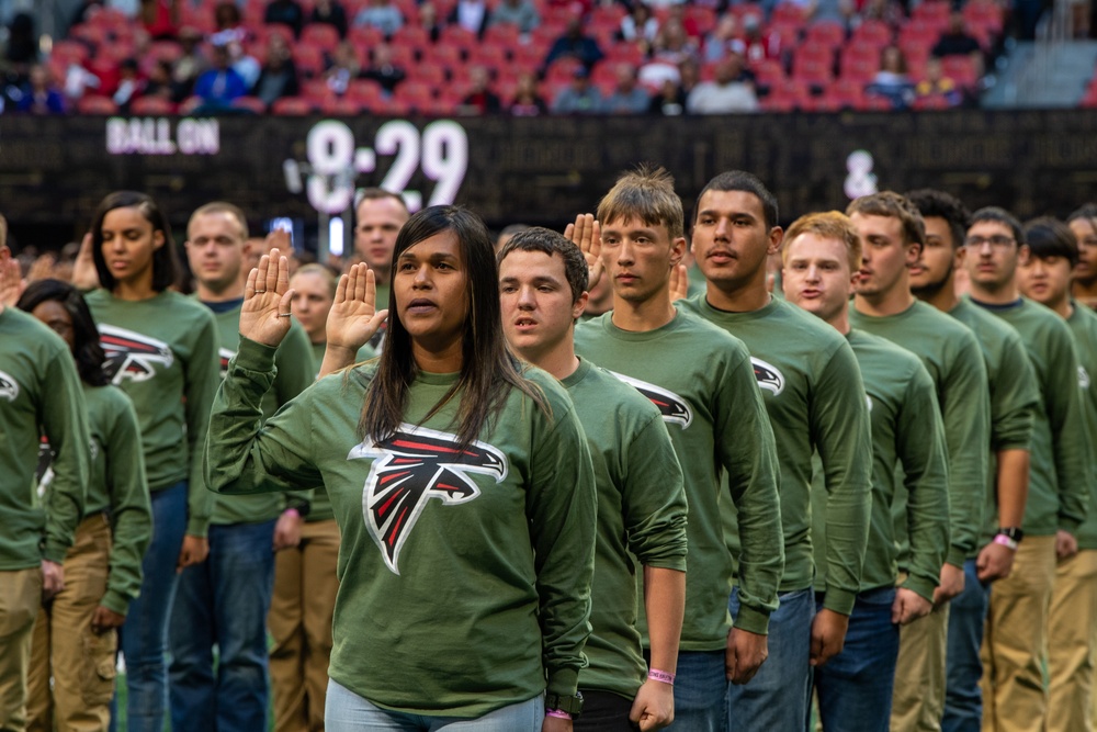 Army supports Atlanta Falcons Call To Service event