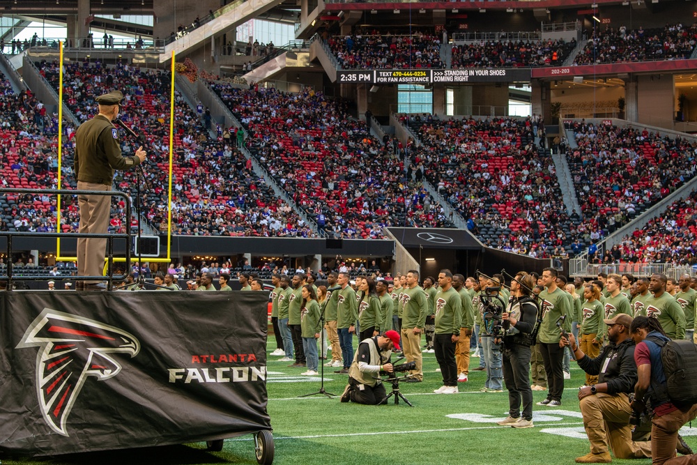 Army supports Atlanta Falcons Call To Service event