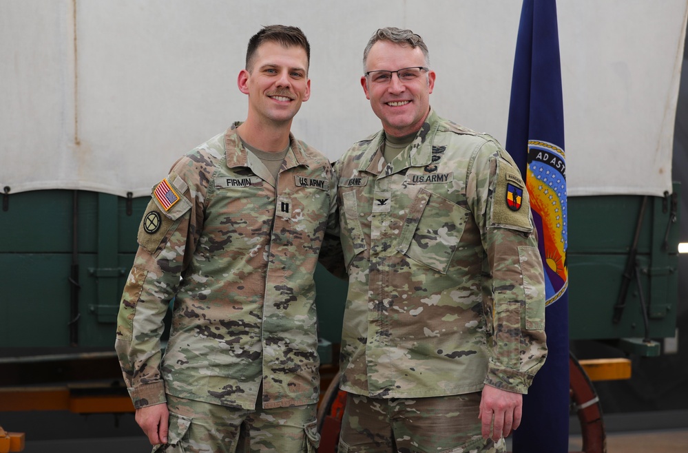 Capt. Firmin assumes command of 35th ID Alpha Company