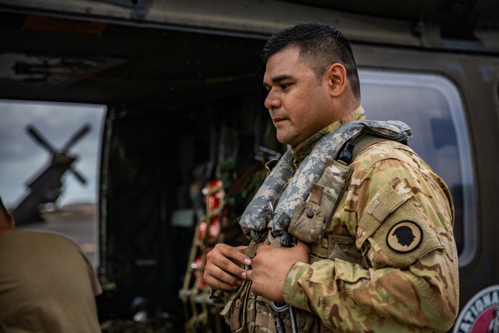 Hawaii Army National Guard Provides Aerial Fire Suppression for Mililani Wildfire