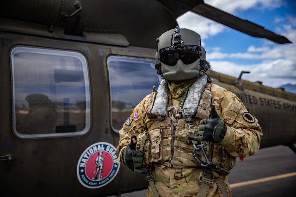 Hawaii Army National Guard Provides Aerial Fire Suppression for Mililani Wildfire