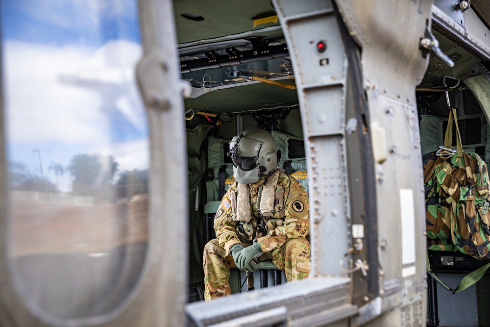 Hawaii Army National Guard Provides Aerial Fire Suppression for Mililani Wildfire