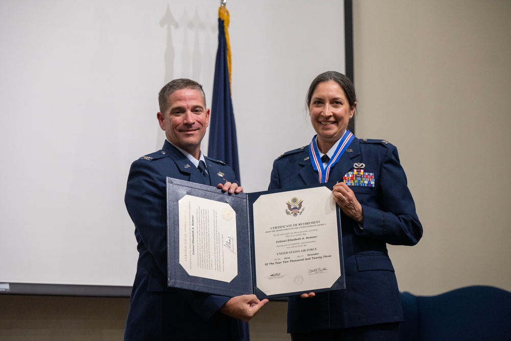 Col. Elizabeth Sumner Retires