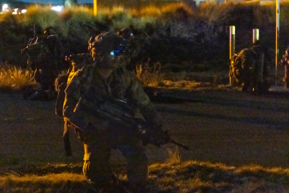 25th ID Soldiers Conduct Air Assault, C-130 Unloading during JPMRC 24-01