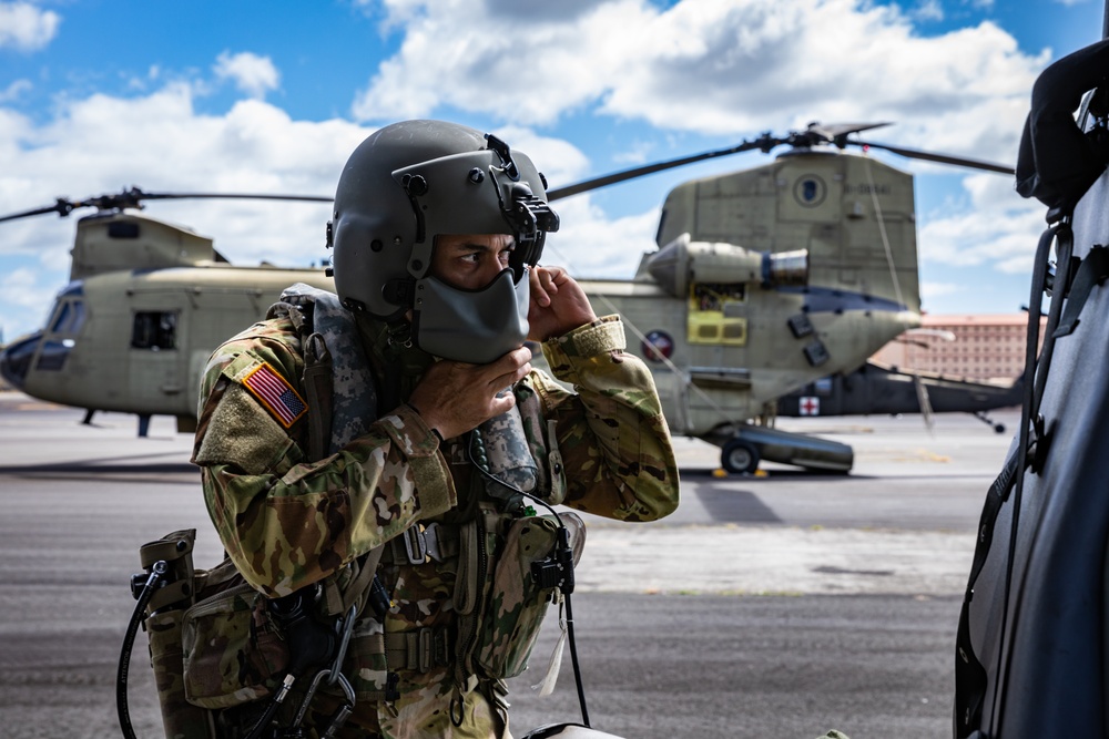 Hawaii Army National Guard UH-60M Black Hawks Conduct Medevac Operations in JPMRC 24-01