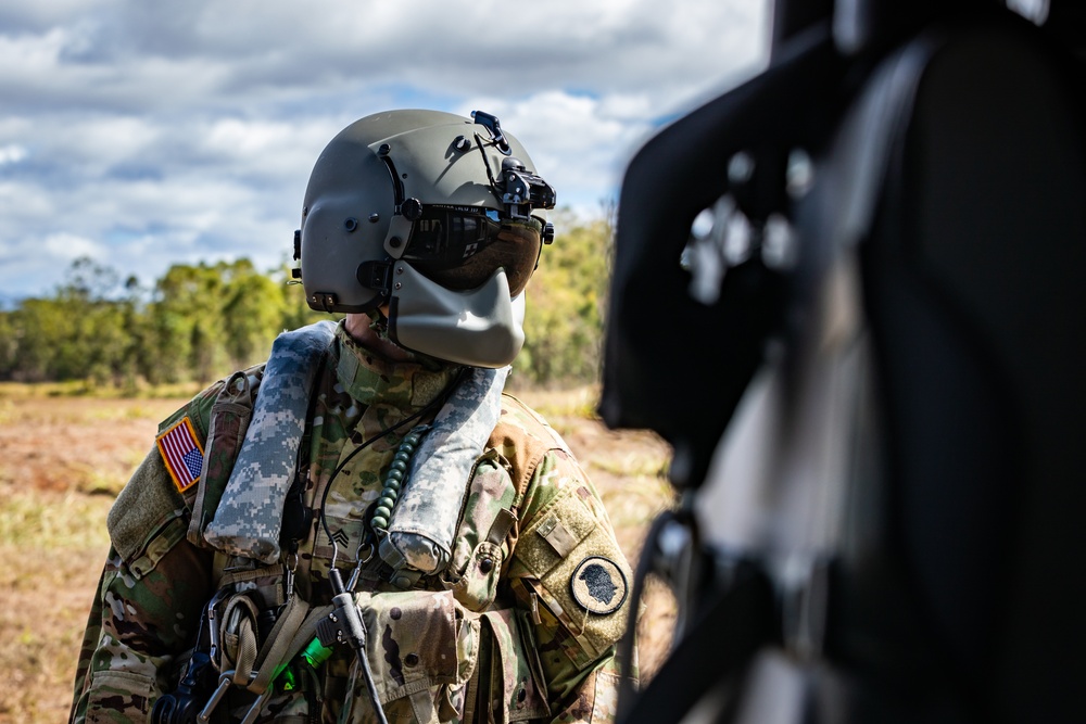 Hawaii Army National Guard UH-60M Black Hawks Conduct Medevac Operations in JPMRC 24-01