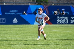 1st Lt. Sam Sullivan, Sgt. Joanne Fa'avesi help U.S. Women's Rugby 7s team win gold medal at Pan American Games