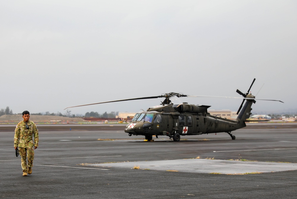 Hawaii Army National Guard Aviation Regiments Provide Air Medical Evacuation Support During JPMRC