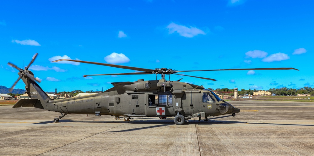 Hawaii Army National Guard Aviation Regiments Provide Air Medical Evacuation Support During JPMRC