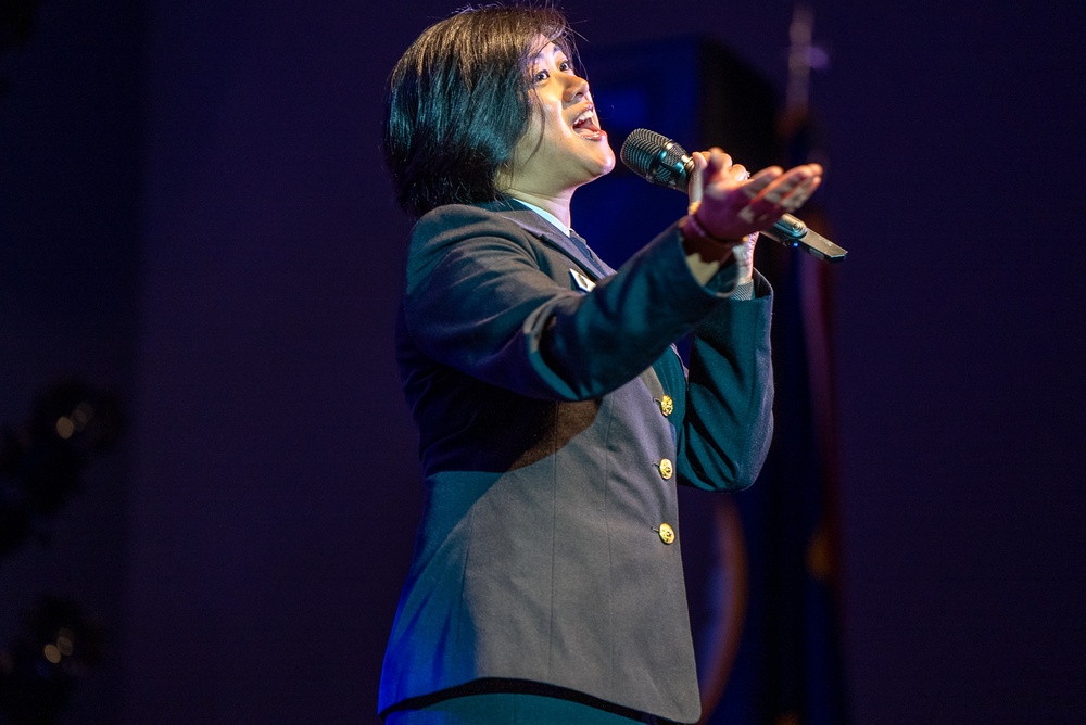 Chief Musician Kristine Hsia performs at Fitzgerald Performing Arts Center