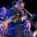 Musician 1st Class Benjamin Ford performs a solo at Fitzgerald Performing Arts Center