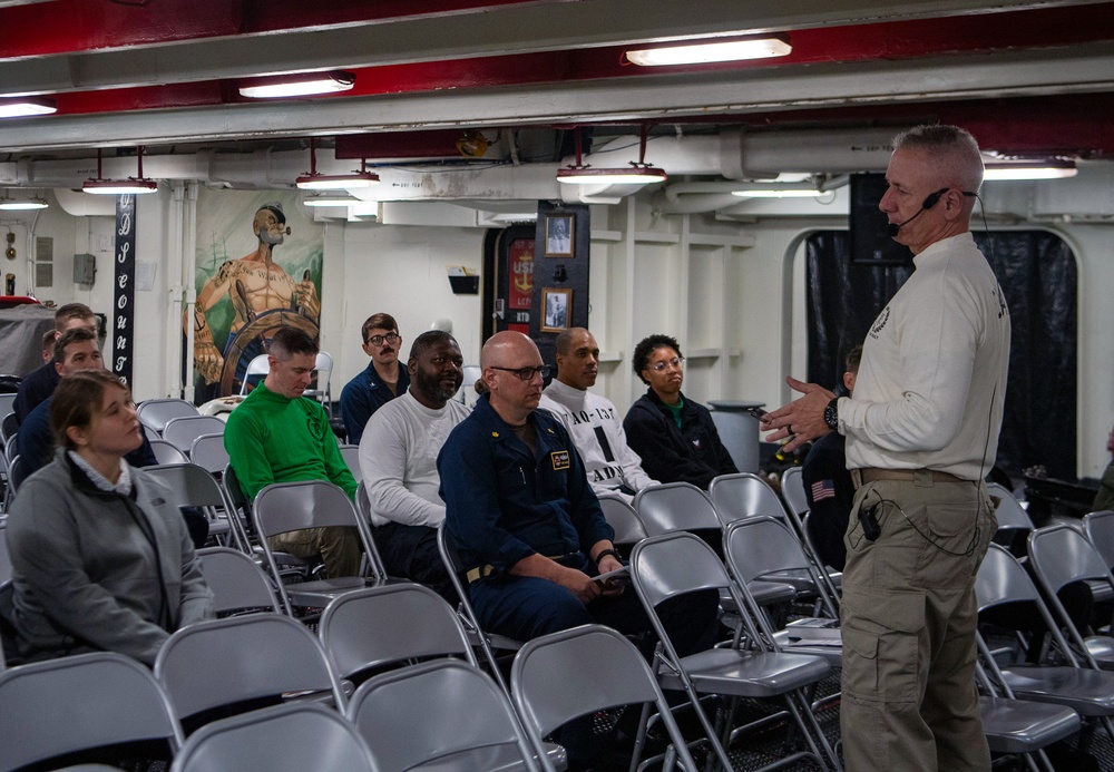 Religious Services aboard USS Theodore Roosevelt