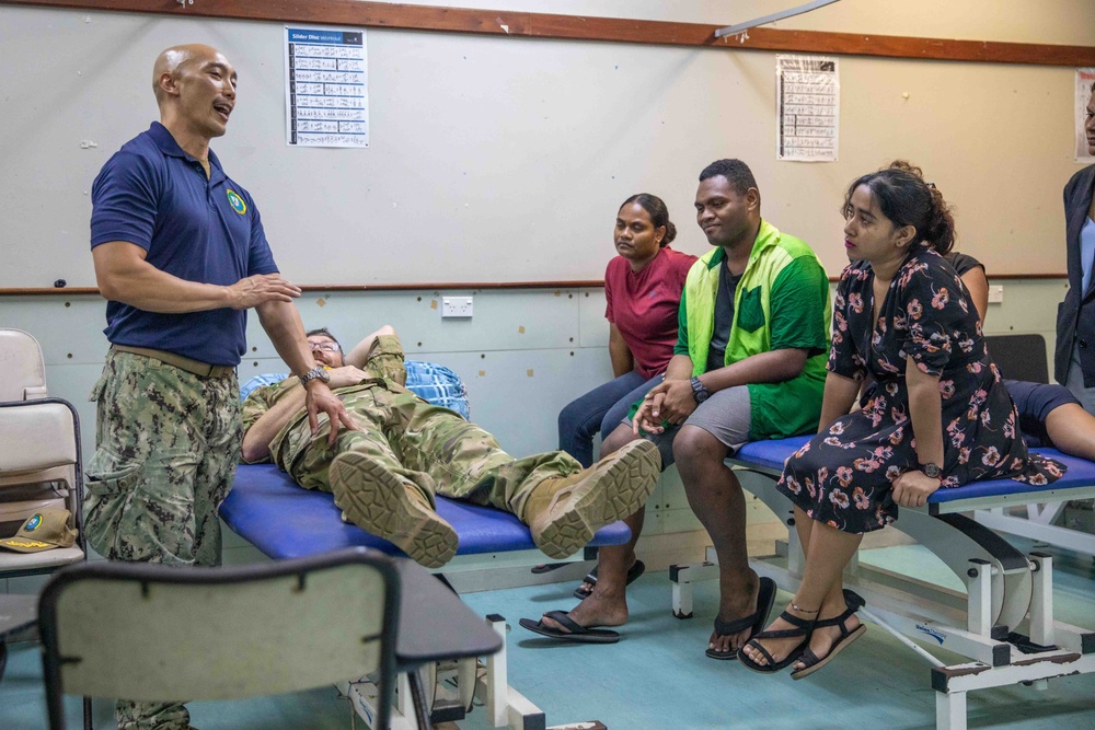 Pacific Partnership 2023 Physical Therapy Demonstration