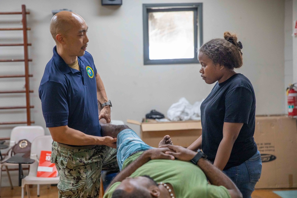 Pacific Partnership 2023 Physical Therapy Demonstration