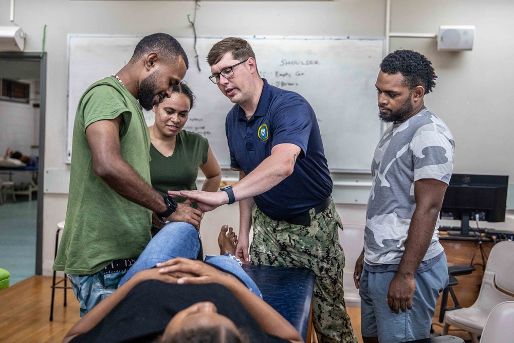 Pacific Partnership 2023 Physical Therapy Demonstration