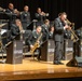 Musician 1st Class Benjamin Ford performs a solo at Valdosta State University College of the Arts